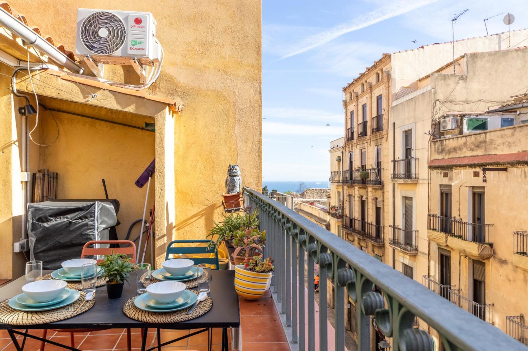 Grooovy Duplex Amb Terrassa Lägenhet Tarragona Exteriör bild